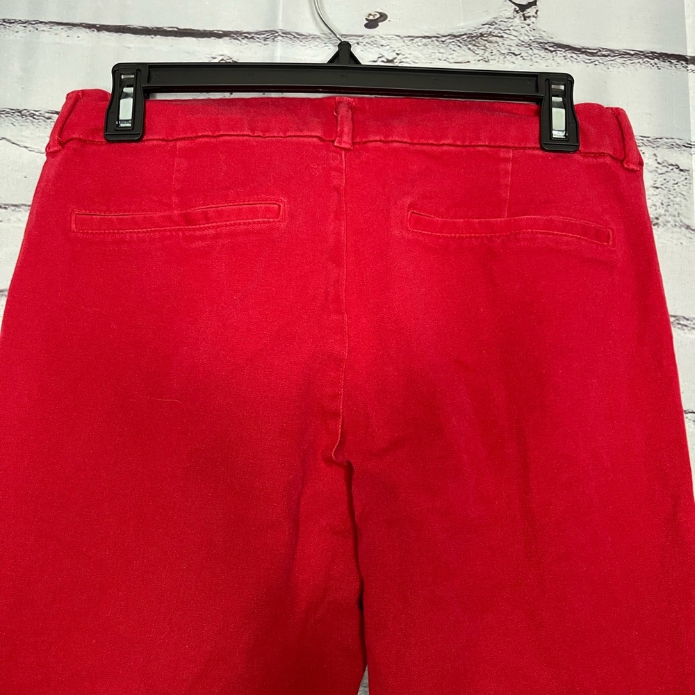 Old Navy Women's Bold Red Ankle Pants - Picture 9 of 14
